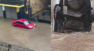 Temporal em Petrópolis causa alagamento, interdita vias e suspende aulas; Defesa Civil emitiu alerta máximo