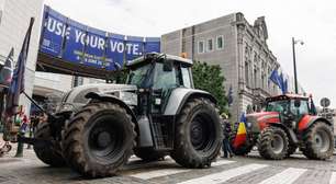 À margem de cúpula, milhares de agricultores protestam contra acordo entre UE e Mercosul em Bruxelas