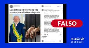 Não há registro de que Lula tenha chamado Bolsonaro de 'presidiário' em entrevista