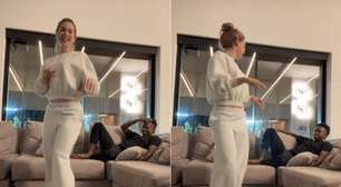 Virginia dança para Vini Jr. e reação do jogador causa polêmica: 'Vergonha'