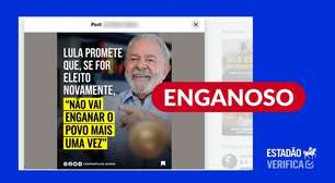 Frase de Lula sobre 'não enganar o povo outra vez' era sobre formação de frente ampla em 2020