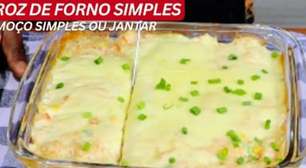 Arroz de forno com frango: o prato simples, fácil e cremoso para você resolver o almoço da família de um jeito delicioso.