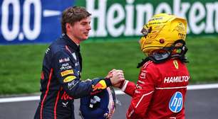 F1: Verstappen diz ser "doloroso" ver Hamilton sofrer na Ferrari