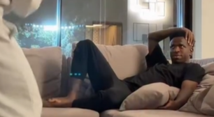 Coreografia aprovada? Essa foi a reação de Vini Jr. ao ver Virgínia dançando o pagode que cita a influenciadora e seu 'bodysplash de vanilla'