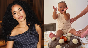 Lorena Maria comemora mesversário do filho com festa simples em meio a polêmicas com MC Daniel