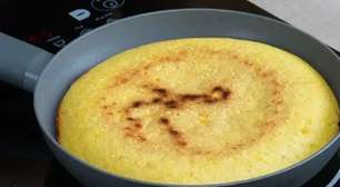 Como fazer cuscuz de frigideira: sem glúten e pronto em 5 minutos para você não comer pão com trigo.