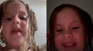 Maria Flor usa bordão de Virgínia em vídeo no perfil do pai, Zé Felipe