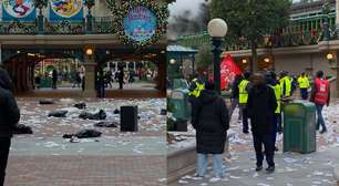 Vídeos mostram Disney Paris tomada por lixo em meio a greve de funcionários da limpeza