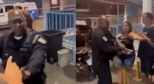 Mulher é agredida por PM com coronhada de fuzil no RJ