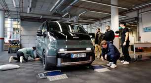 Kia estabelece recorde de autonomia com carga máxima com van elétrica PV5