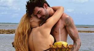 Luan Pereira presenteia noiva com cachorrinho e comemora