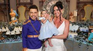 Após polêmica com SBT, Zezé Di Camargo surge fantasiado no aniversário de 1 ano da filha caçula com Graciele Lacerda. Fotos!