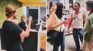 Matheus e Mesquita brigam em festa após a final de A Fazenda 17; veja o vídeo