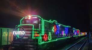 Trem Iluminado de Natal passará neste domingo por Mogi, Suzano, Itaquá, Ferraz, Poá e Guararema