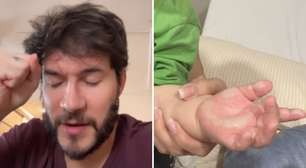 Eliezer atualiza estado de saúde do filho após cirurgia às pressas: 'Não sei o que pensar'