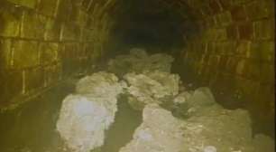 O 'iceberg de gordura' pesando 100 toneladas achado no esgoto de Londres