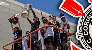 VÍDEO: Festa dos jogadores do Corinthians junto com a torcida na Neo Química Arena pós-título da CDB