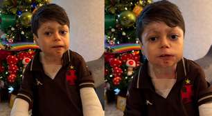 Menino Gui se emociona após derrota do Vasco na final da Copa do Brasil: "O sentimento não para"