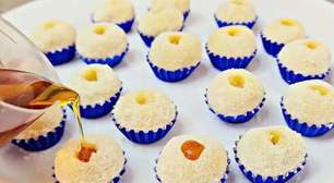 Brigadeiro de pudim cremoso que derrete na boca, sobremesa de natal que todos vão adorar!