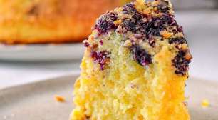 Bolo de laranja com casca sem glúten muito fofinho e perfeito para o lanche de fim de ano