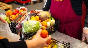 Cresce dependência de crianças a doações de comida na Alemanha