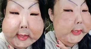 Outra pessoa! Juju do Pix exibe rosto após retirar parte do óleo industrial: 'Estou ótima'