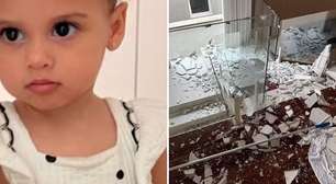 Amanda Kimberlly atualiza estado da filha após teto despencar em casa