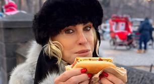 De férias, Ana Maria Braga posta registro de viagem a Nova York com o marido: 'Quase congelados'