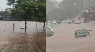 Temporal forte causa estragos e alagamentos no RS