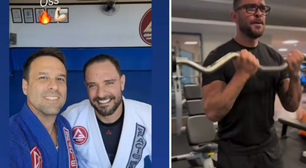 Diogo Nogueira faz 1º post após anúncio da separação de Paolla e surge em academia treinando