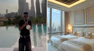 TÁ PODENDO! Vini Jr. compra cobertura em Dubai com vista para maior prédio do mundo