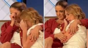 Ticiane Pinheiro fica aos prantos ao se despedir do 'Hoje em Dia': 'Último'