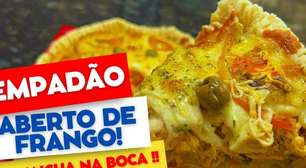 Empadão aberto de frango que desmancha na boca e fica lindo na mesa de fim de ano