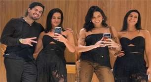 Zé Felipe surge colado à sogra e chama atenção ao combinar look com família de Ana Castela