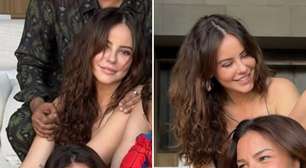 Paolla Oliveira comemora Natal entre amigos após término com Diogo Nogueira: 'Amores'