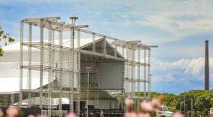 Iniciada a montagem do palco e estruturas para o Réveillon 2026 no Parque Harmonia