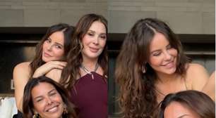 Após o fim do namoro, Paolla Oliveira reaparece sorridente em celebração entre amigas