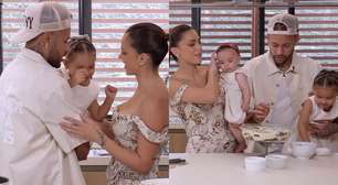 Neymar cozinha e Mavie rouba a cena em quadro culinário com Biancardi