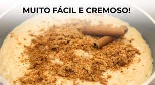 Arroz doce cremoso e irresistível para deixar sua mesa de doces de Natal muito especial