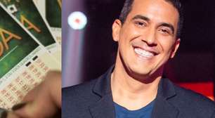 'Podem pedir um dinheiro emprestado': o dia em que André Marques chocou a todos ao assumir prêmio da Mega da Virada ao vivo na Globo