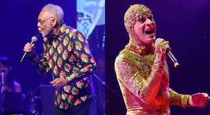 Gilberto Gil e Ney Matogrosso se encontram no Réveillon de Copacabana