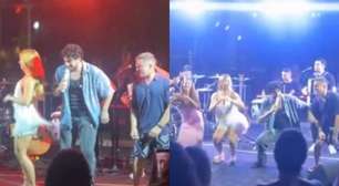 VÍDEO! Luciano Huck viraliza ao subir no palco e dançar com Virginia
