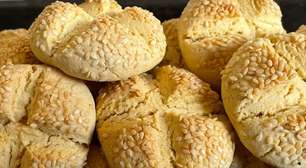 Bolachinha caseira com gergelim na receita tradicional que encanta todo mundo para o café