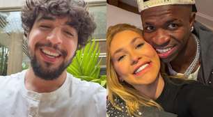 Proposital? Nattan comete gafe ao compartilhar foto com Vini Jr.; veja