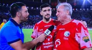 Zico e Arrascaeta trocam elogios durante "Jogo das Estrelas"