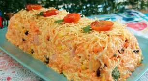 Salpicão cremoso fácil e prático para completar a sua ceia de ano novo com muito sabor e rapidez