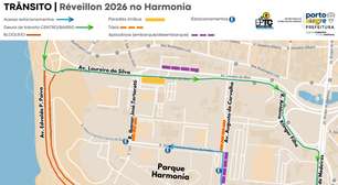 Atenção! Réveillon no Parque Harmonia vai provocar alteração no trânsito da região; confira