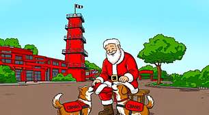 Baixe grátis o Livro de Colorir do CBMRS que ensina crianças sobre salvamento com cães