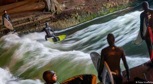 Surfistas e autoridades intensificam disputa em torno da "onda de Munique"