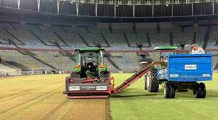 Maracanã inicia processo de revitalização do gramado